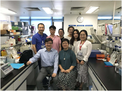 部分研究人员合影